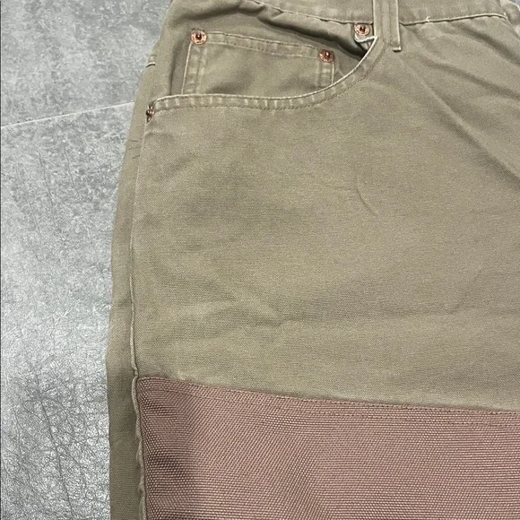 Columbia Men's PHG Work Pant - Olive and Tan size 34 x 32 - Picture 4 of 5